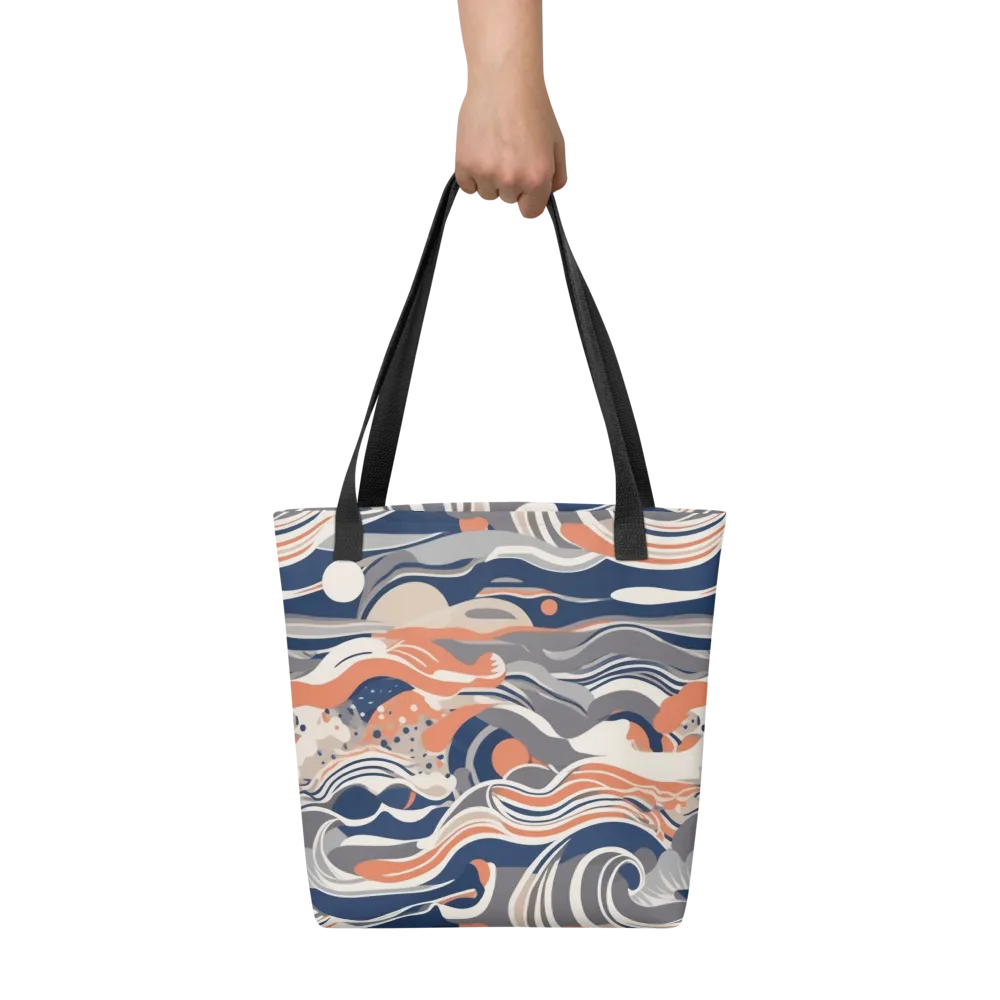 Midnight Surf on Tote Bag — Front