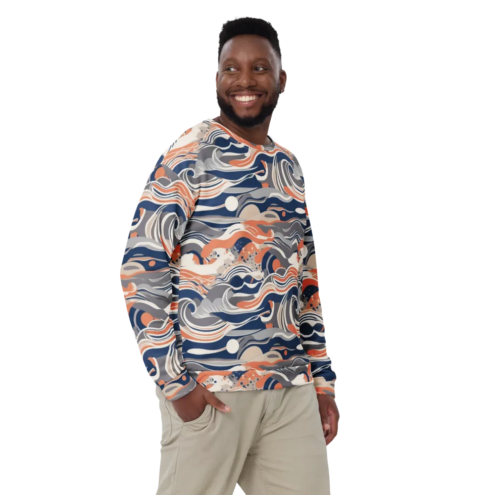Midnight Surf on Sweatshirt — Front