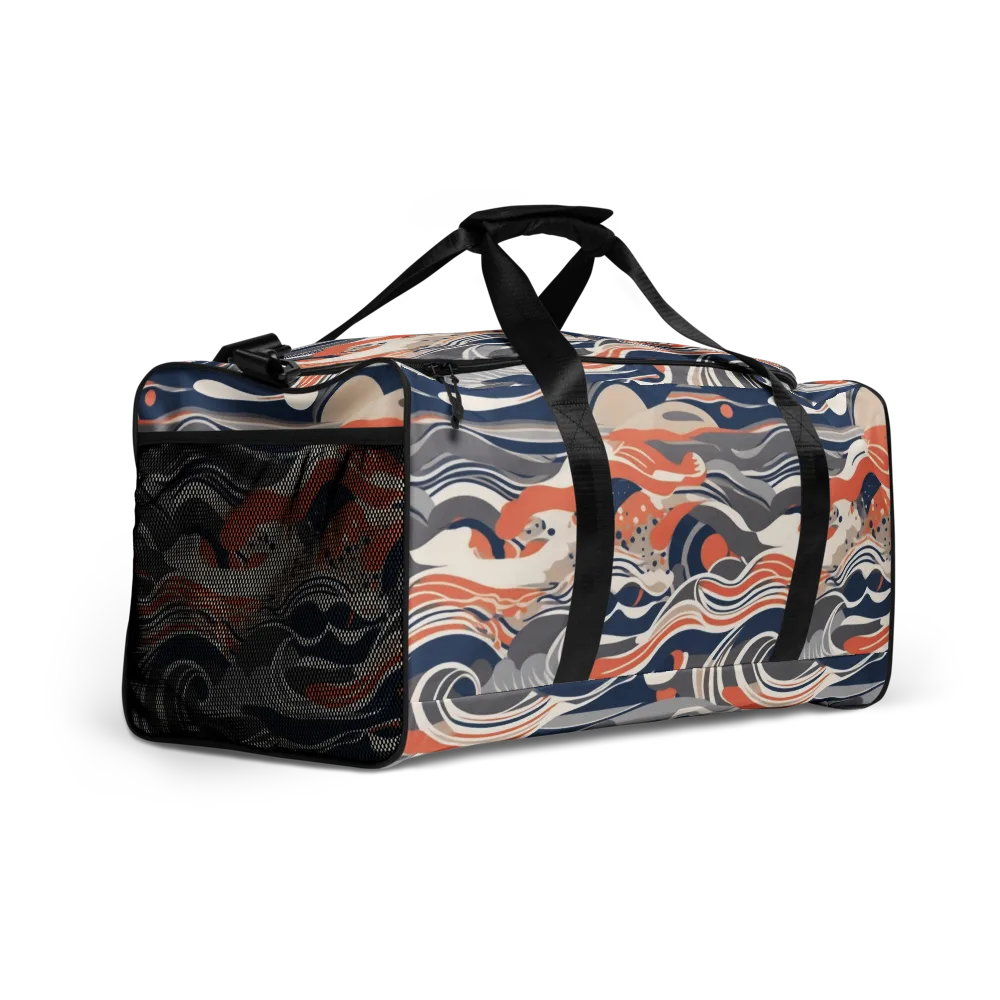 Midnight Surf on Duffle Bag — Right Front