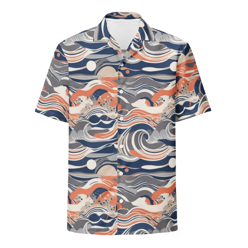 Midnight Surf on Button Shirt — Front