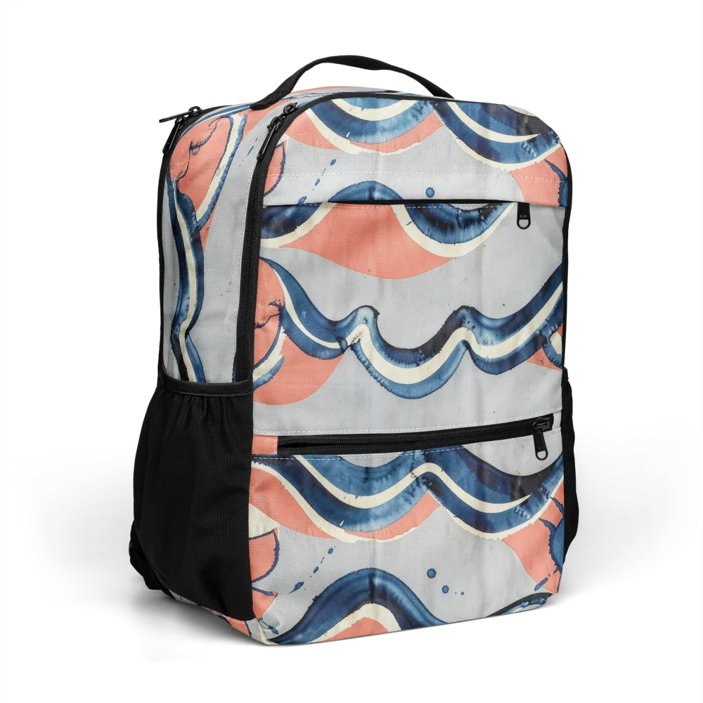 Seaside Ribbon on Utility Backpack — Right Front