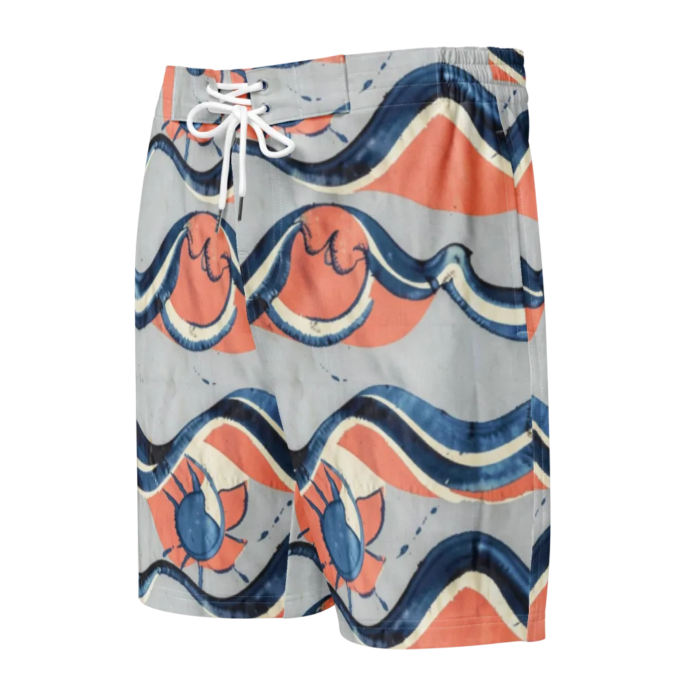Seaside Ribbon on Men's Board Shorts — Front