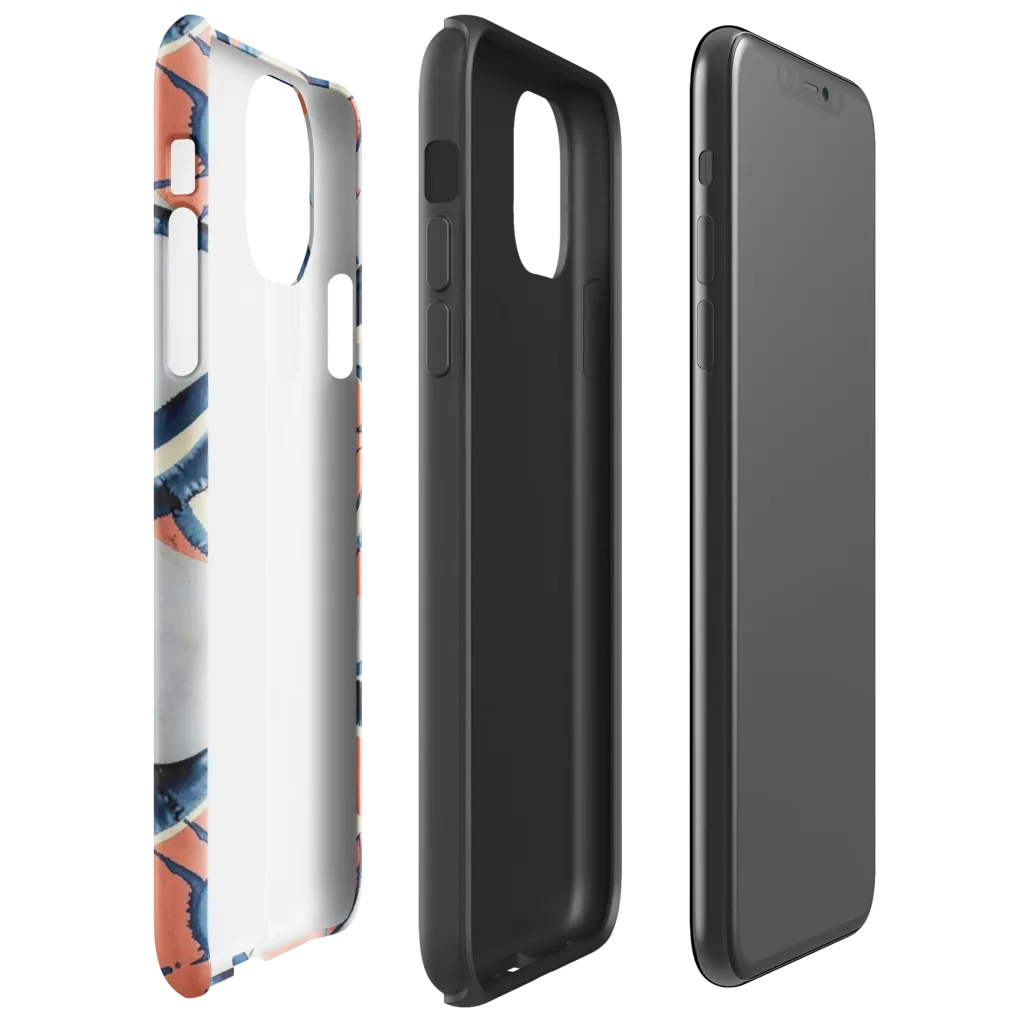 Seaside Ribbon on Tough Case for iPhone® — Right