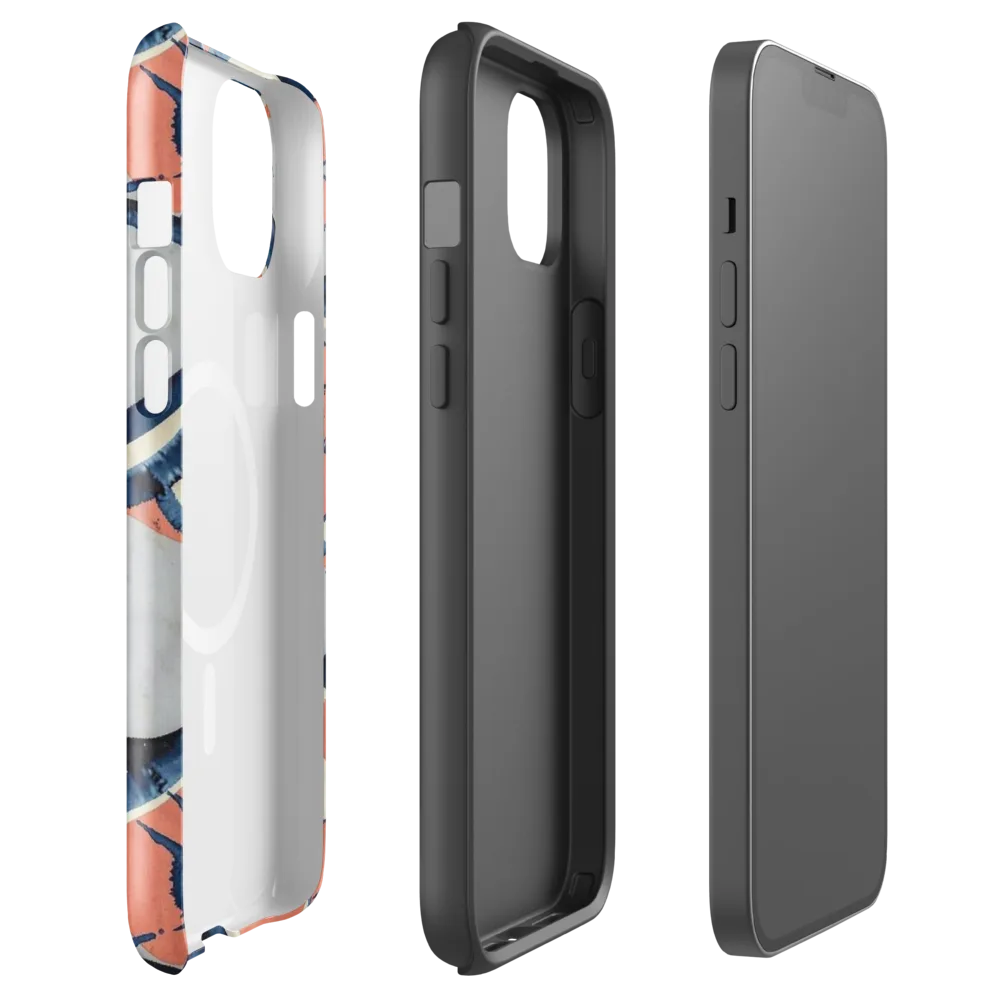 Seaside Ribbon on MagSafe Tough Case for iPhone® — Front