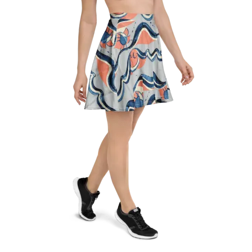 Seaside Ribbon on a Skater Skirt