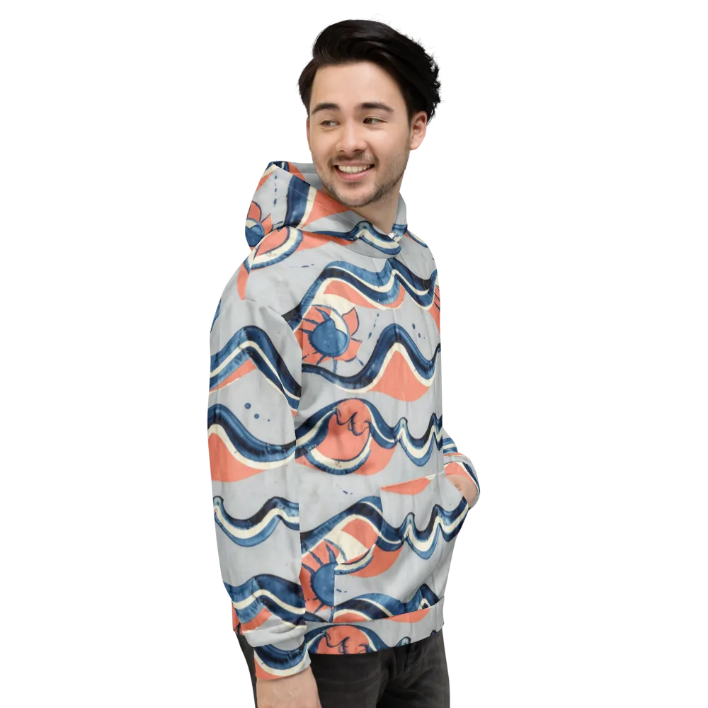 Seaside Ribbon on Hoodie — Right