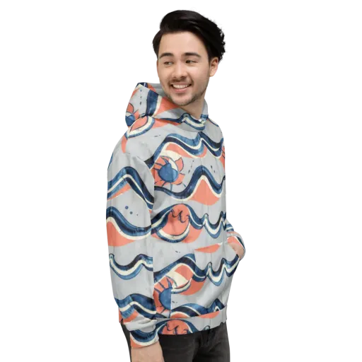 Seaside Ribbon on a Hoodie