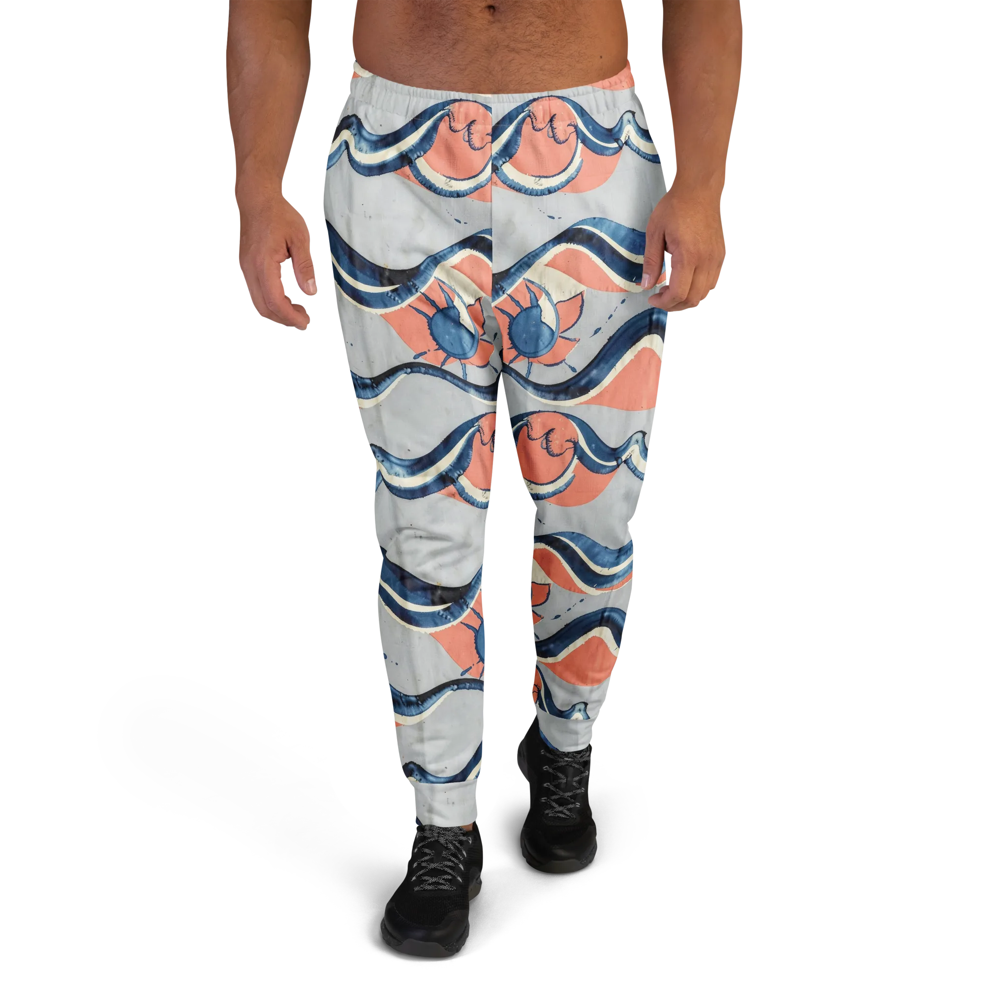 Seaside Ribbon on Men's Joggers — Front