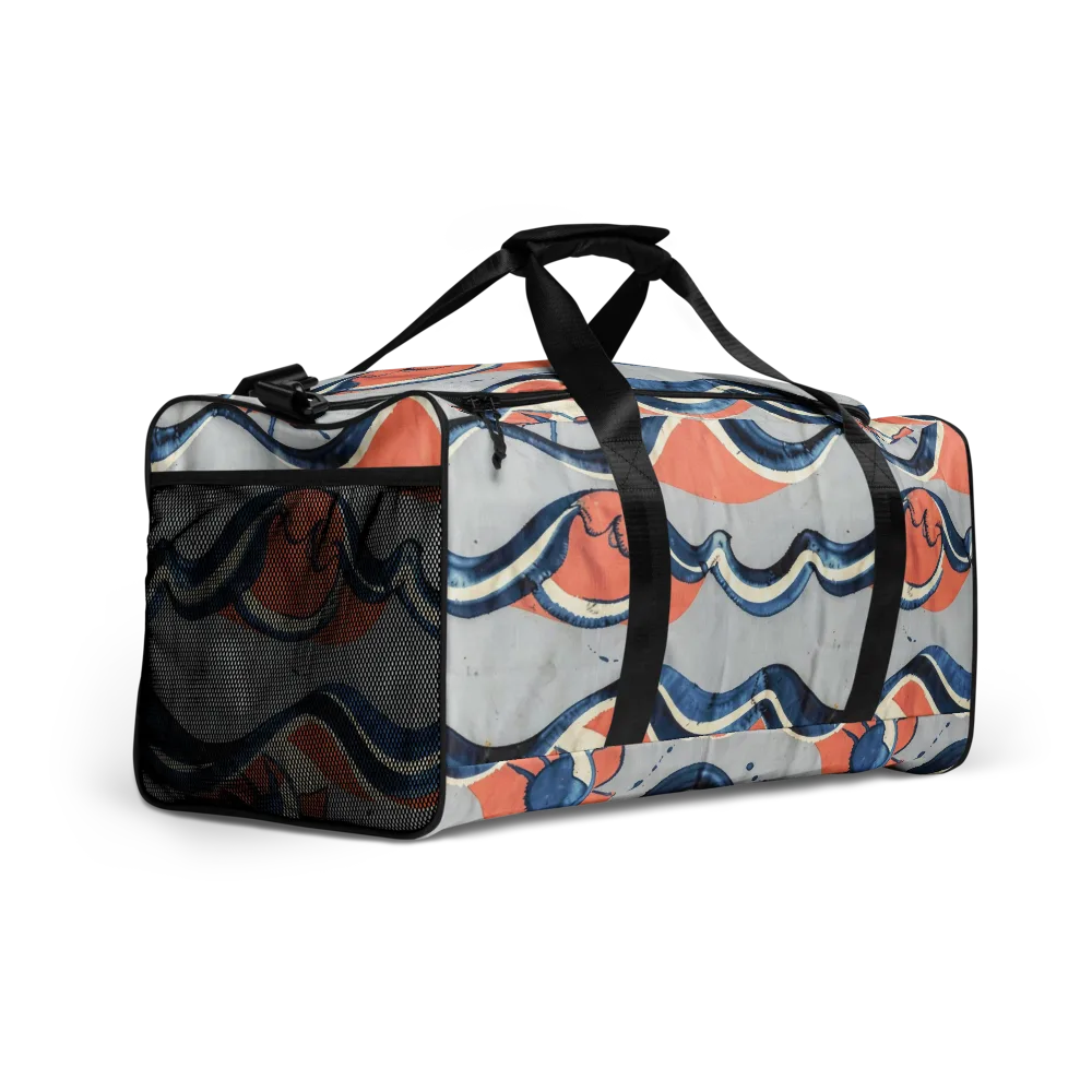 Seaside Ribbon on Duffle Bag — Right Front