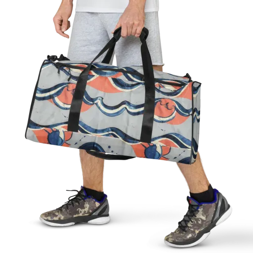 Seaside Ribbon on a Duffle Bag