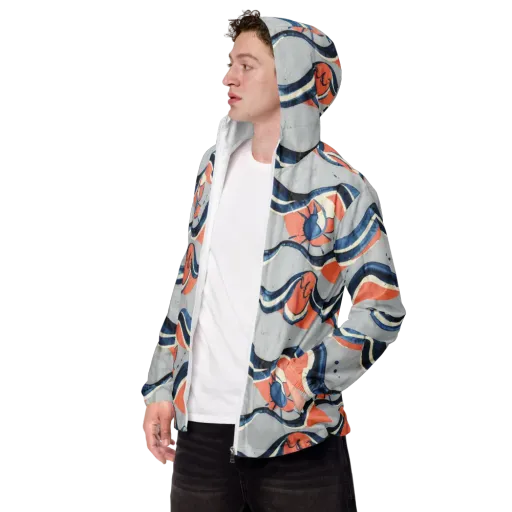 Seaside Ribbon on a Men's Windbreaker