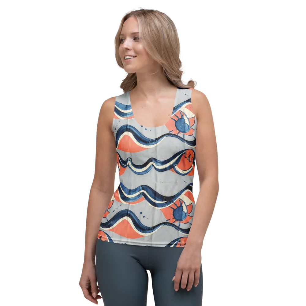 Seaside Ribbon on Women's Tank Top — Front