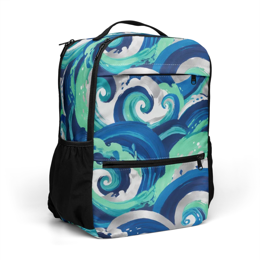 Cobalt Swell on Utility Backpack — Right Front