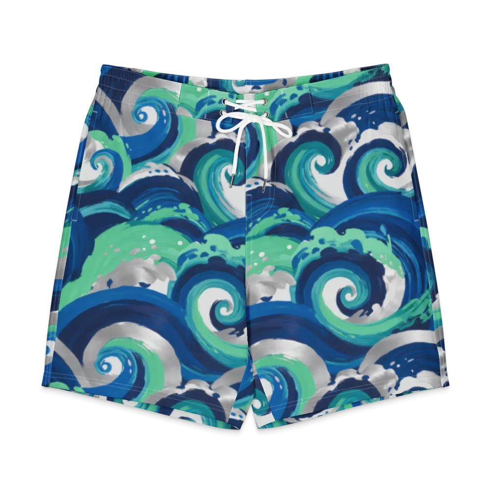 Cobalt Swell on Men's Board Shorts — Front