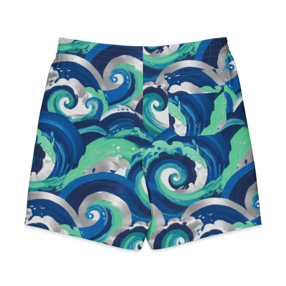 Cobalt Swell on Men's Board Shorts — Back