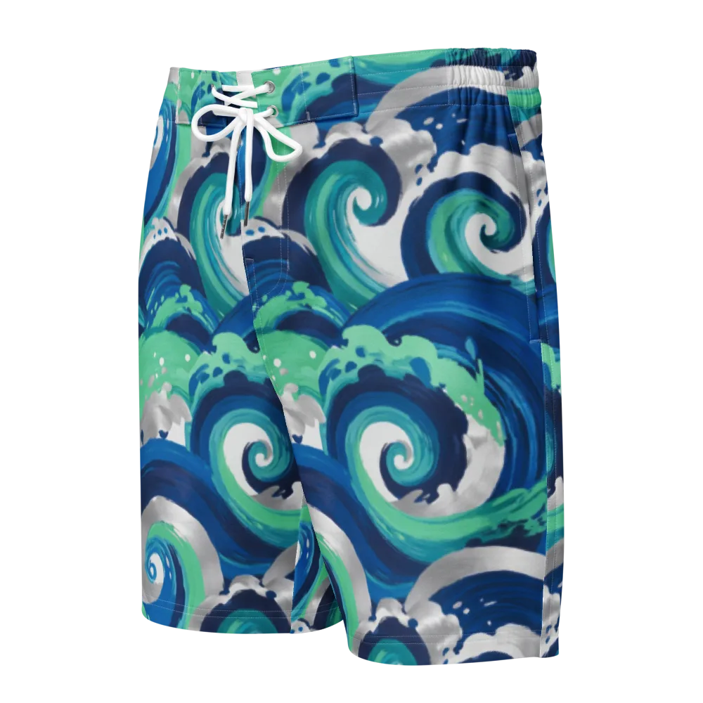 Cobalt Swell on Men's Board Shorts — Front