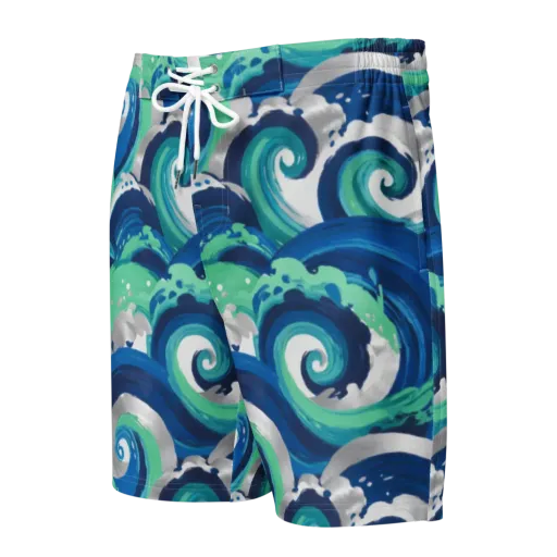 Cobalt Swell on a Men's Board Shorts