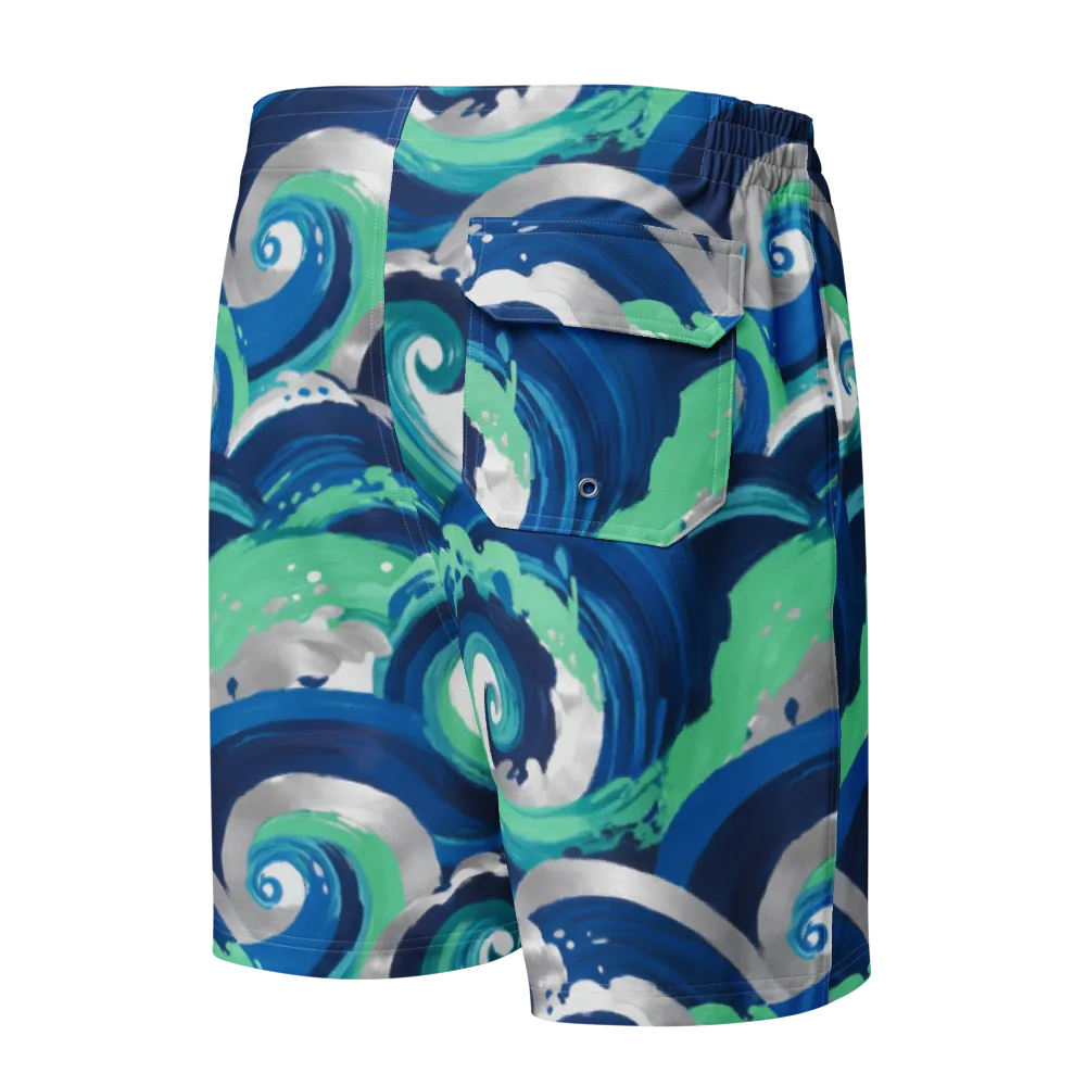 Cobalt Swell on Men's Board Shorts — Back