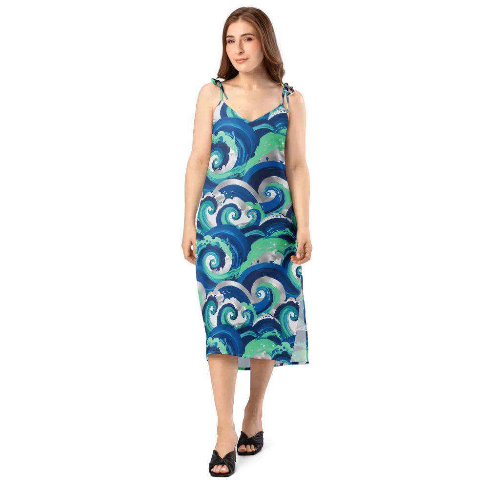 Cobalt Swell on Slip Dress — Front