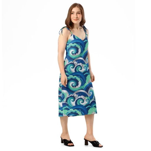 Cobalt Swell on a Slip Dress