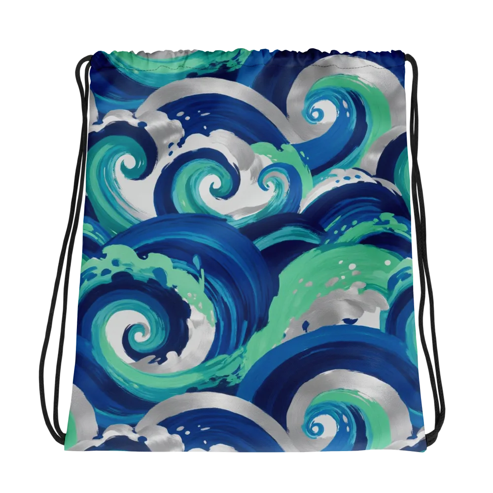 Cobalt Swell on Drawstring Bag — Photo