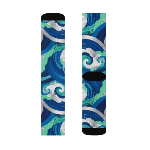 Cobalt Swell on a Socks