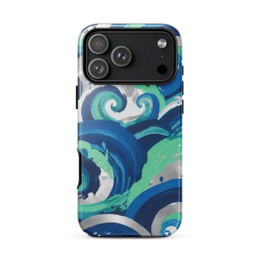 Cobalt Swell on a Tough Case for iPhone®