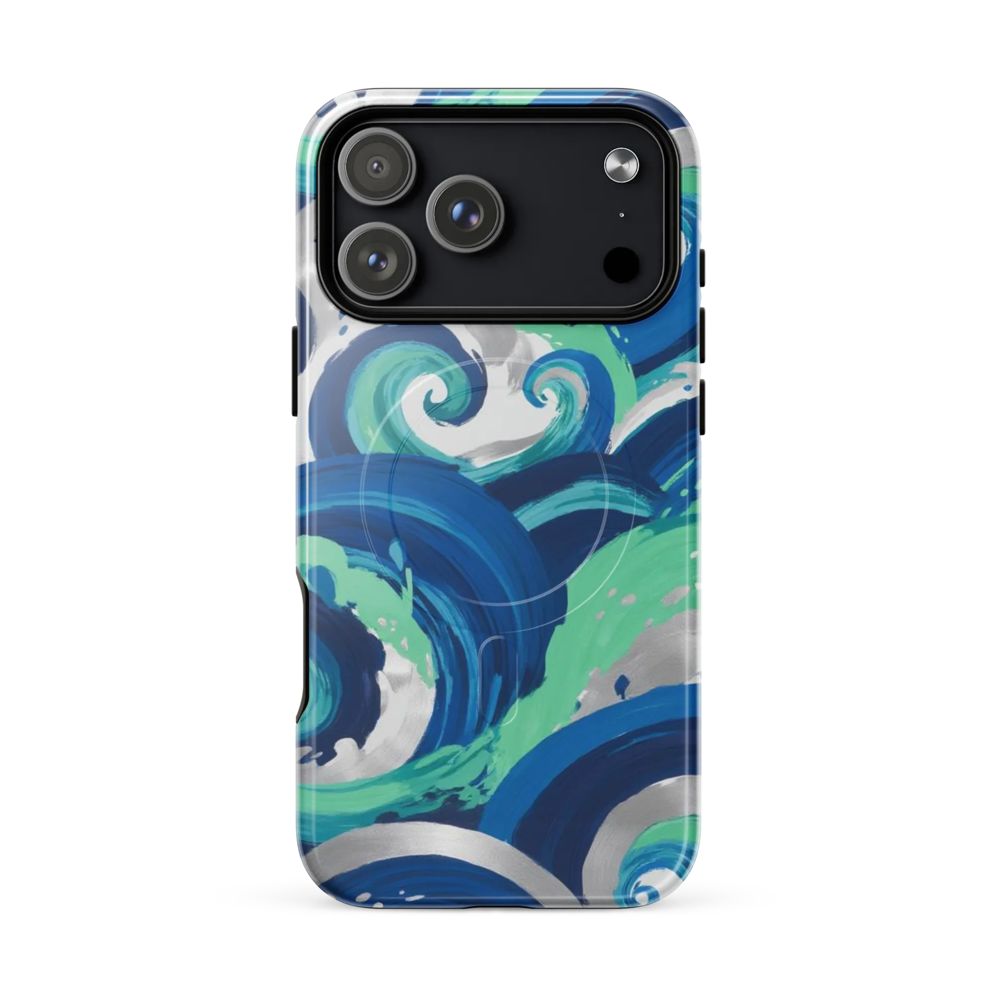 Cobalt Swell on MagSafe Tough Case for iPhone® — Front