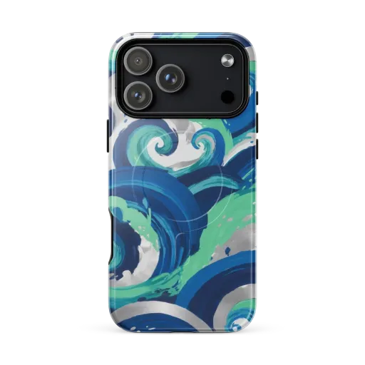 Cobalt Swell on a MagSafe Tough Case for iPhone®