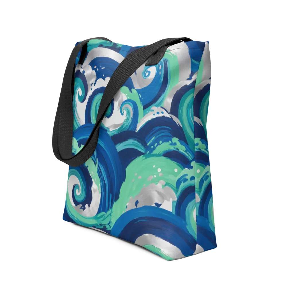 Cobalt Swell on Tote Bag — Front
