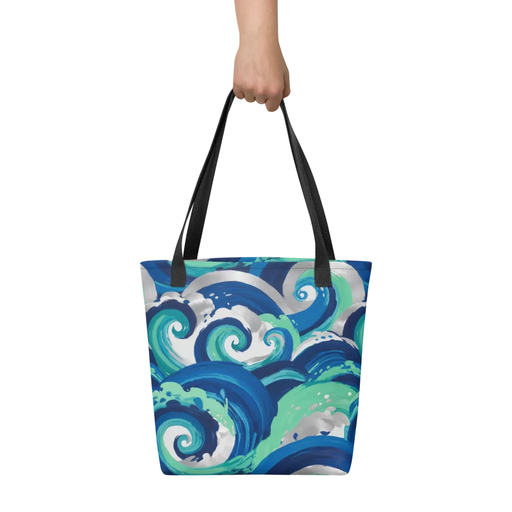 Cobalt Swell on Tote Bag — Front