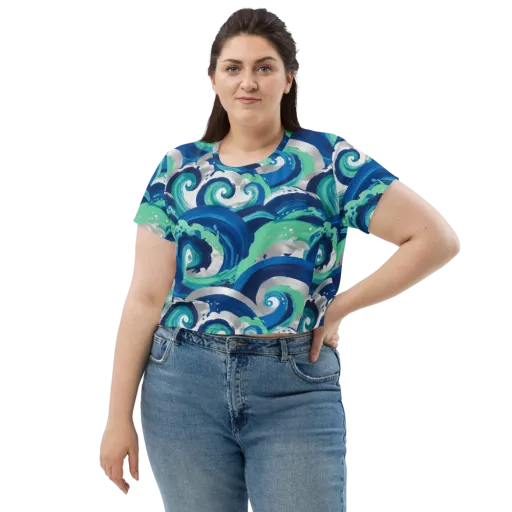 Cobalt Swell on a Crop Tee