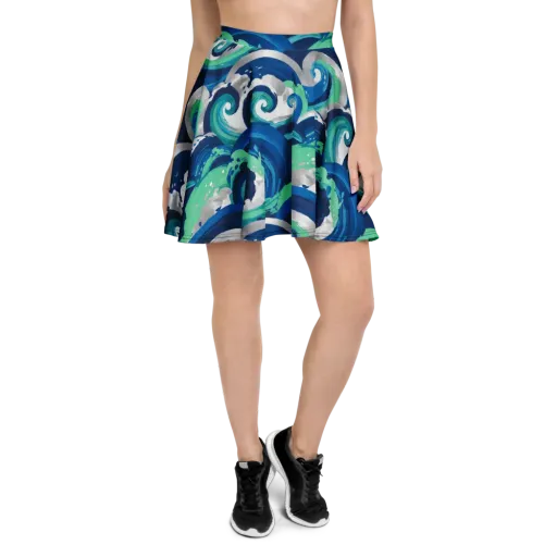 Cobalt Swell on a Skater Skirt