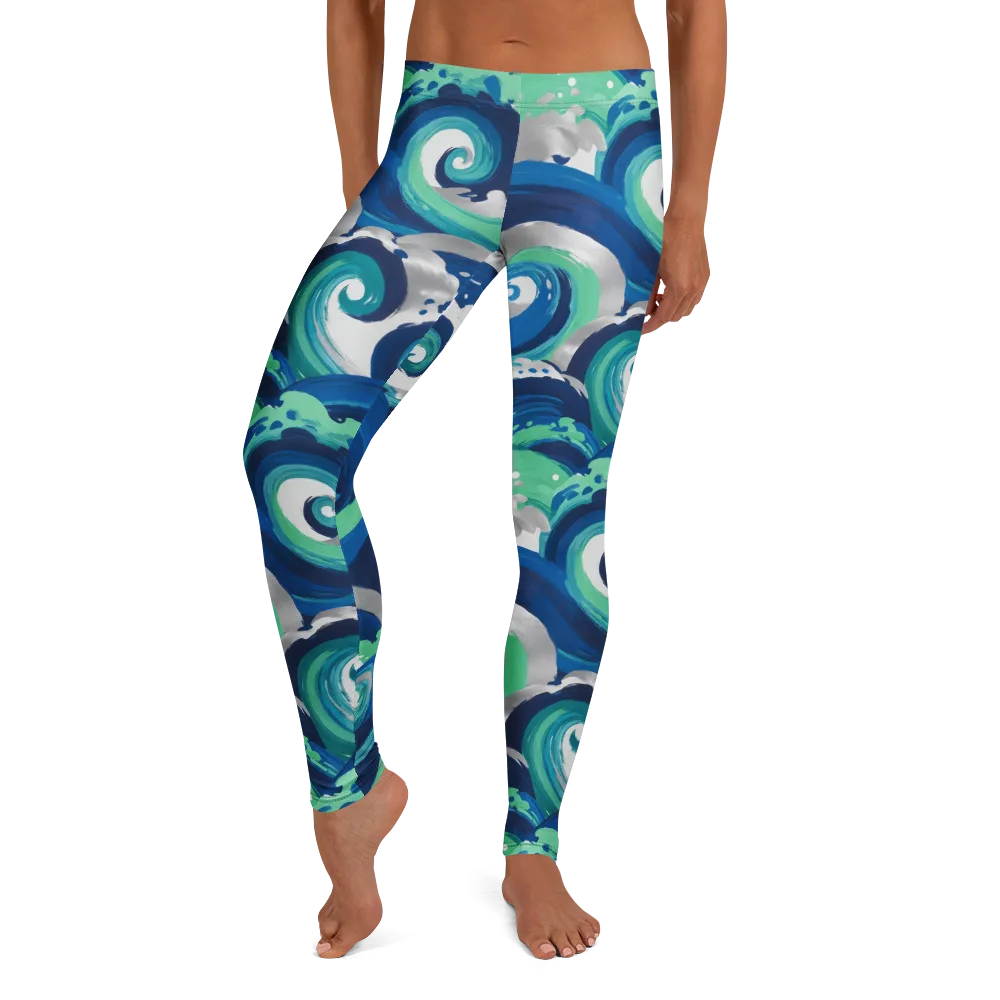 Cobalt Swell on Leggings — Front