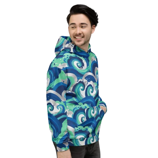 Cobalt Swell on a Hoodie