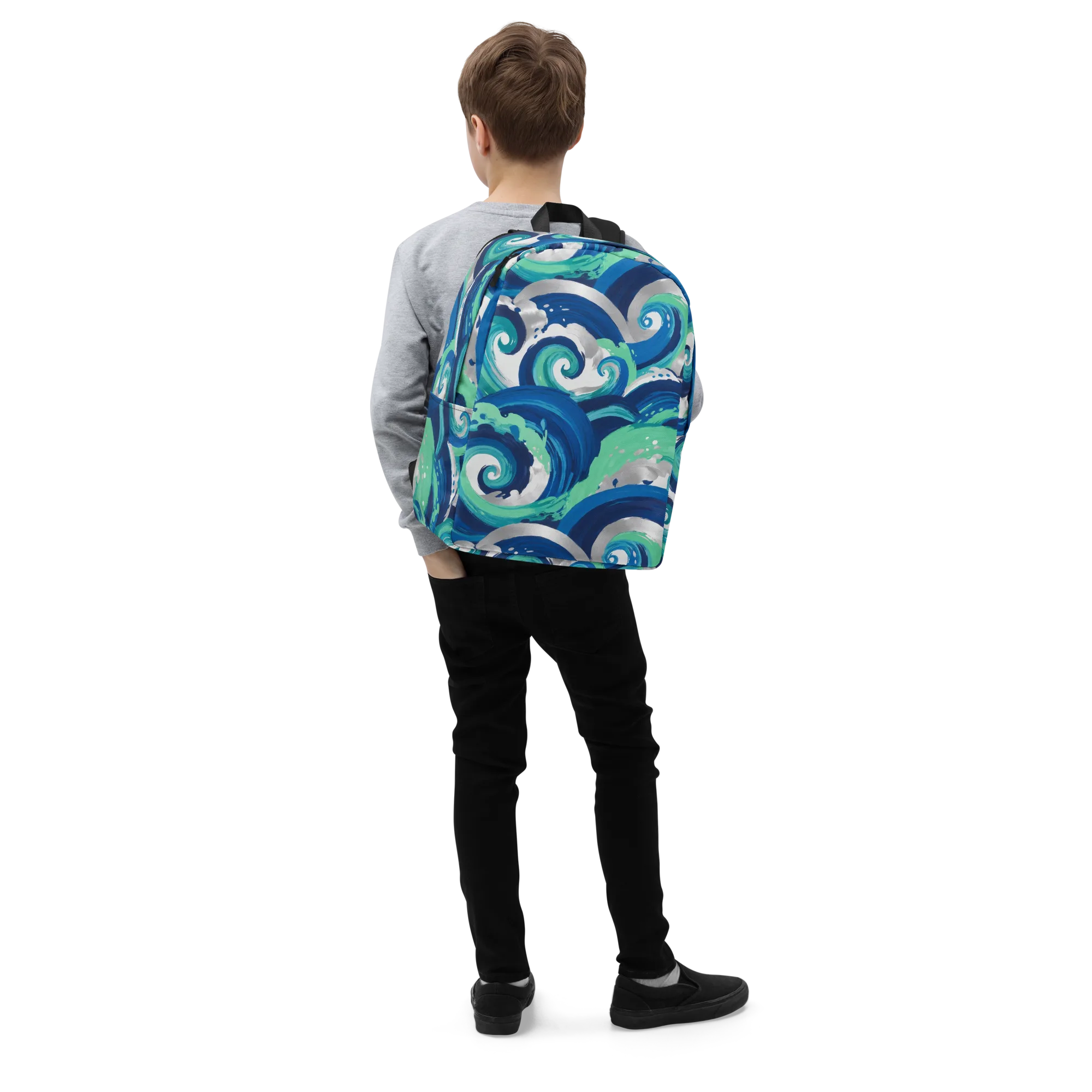 Cobalt Swell on Minimalist Backpack — Right Front