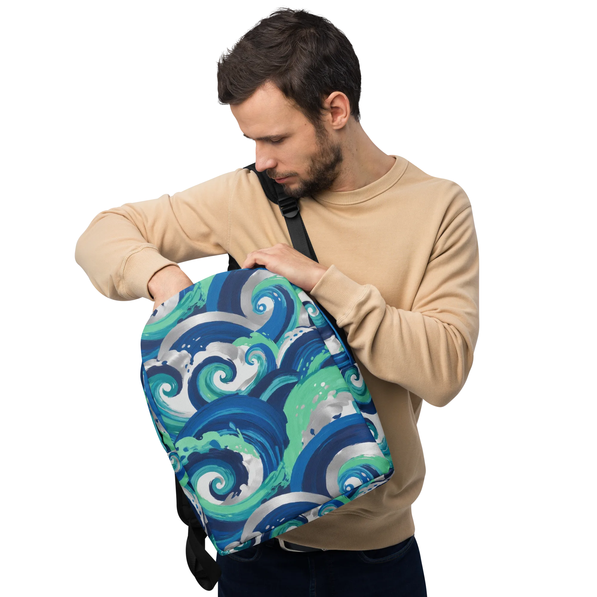 Cobalt Swell on Minimalist Backpack — Front