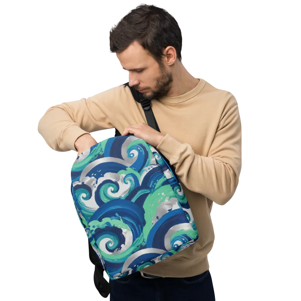 Cobalt Swell on Minimalist Backpack — Front