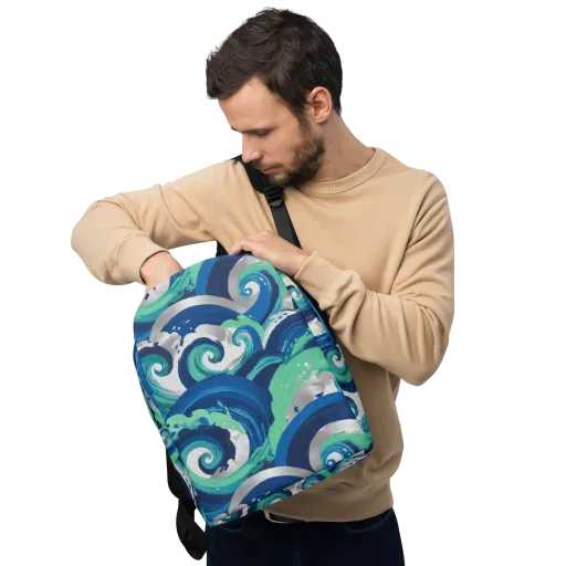 Cobalt Swell on a Minimalist Backpack