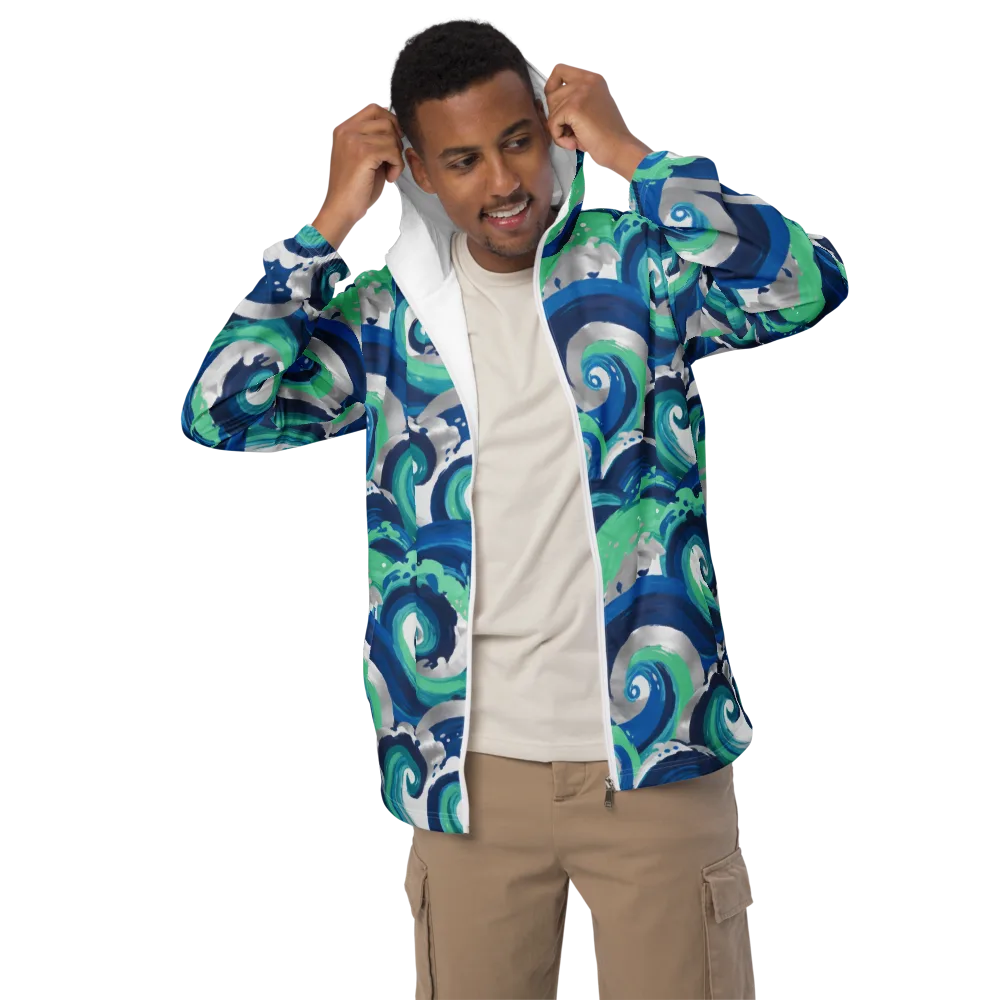 Cobalt Swell on Men's Windbreaker — Front