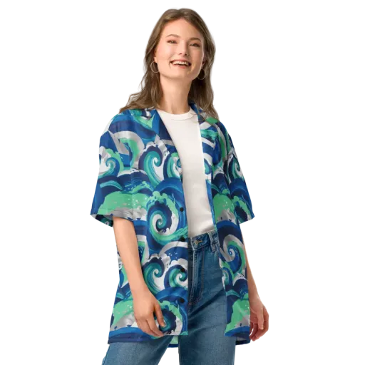 Cobalt Swell on a Button Shirt