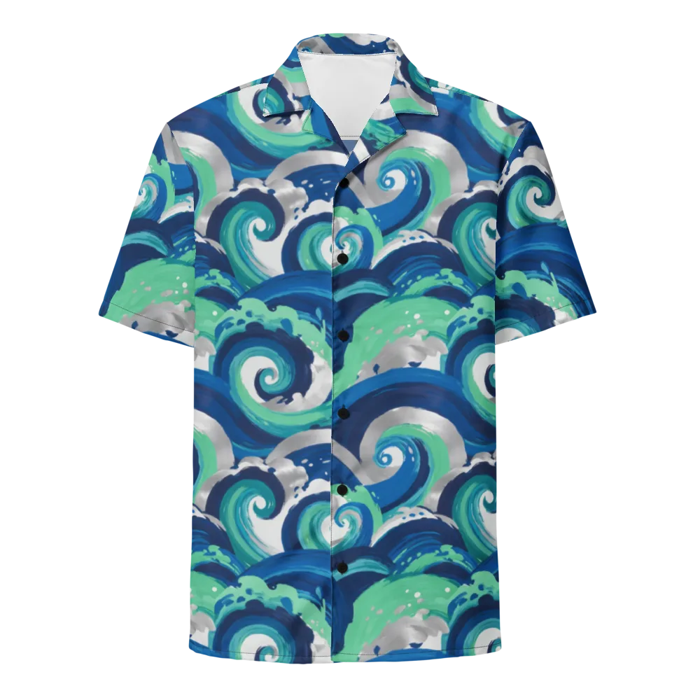 Cobalt Swell on Button Shirt — Front