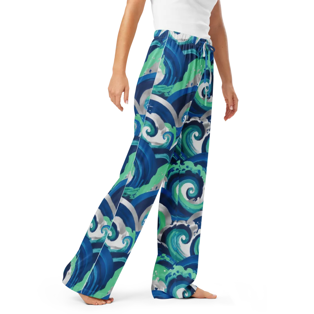 Cobalt Swell on Women's Pajama Pants — Right Front