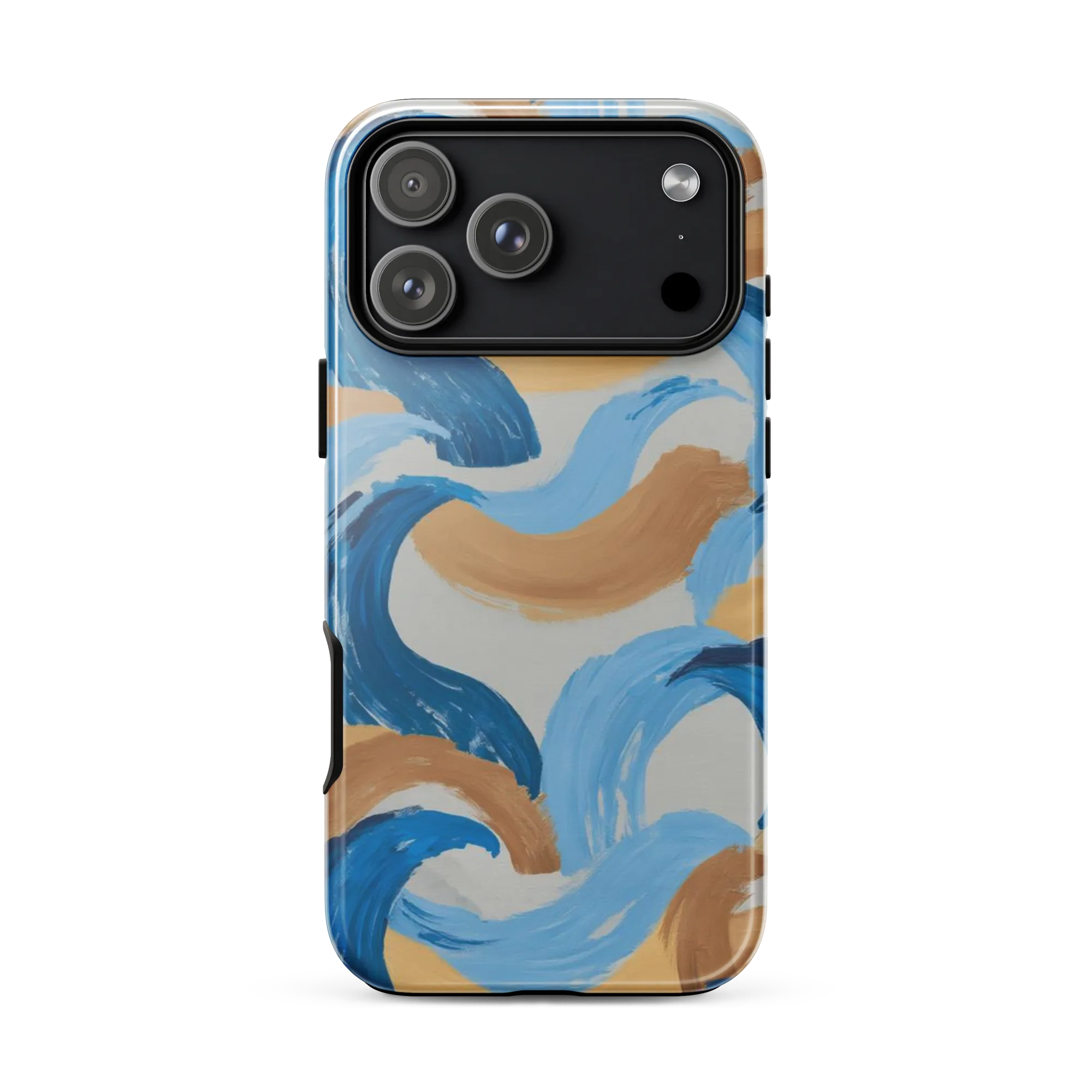 Ochre Swell on Tough Case for iPhone® — Front
