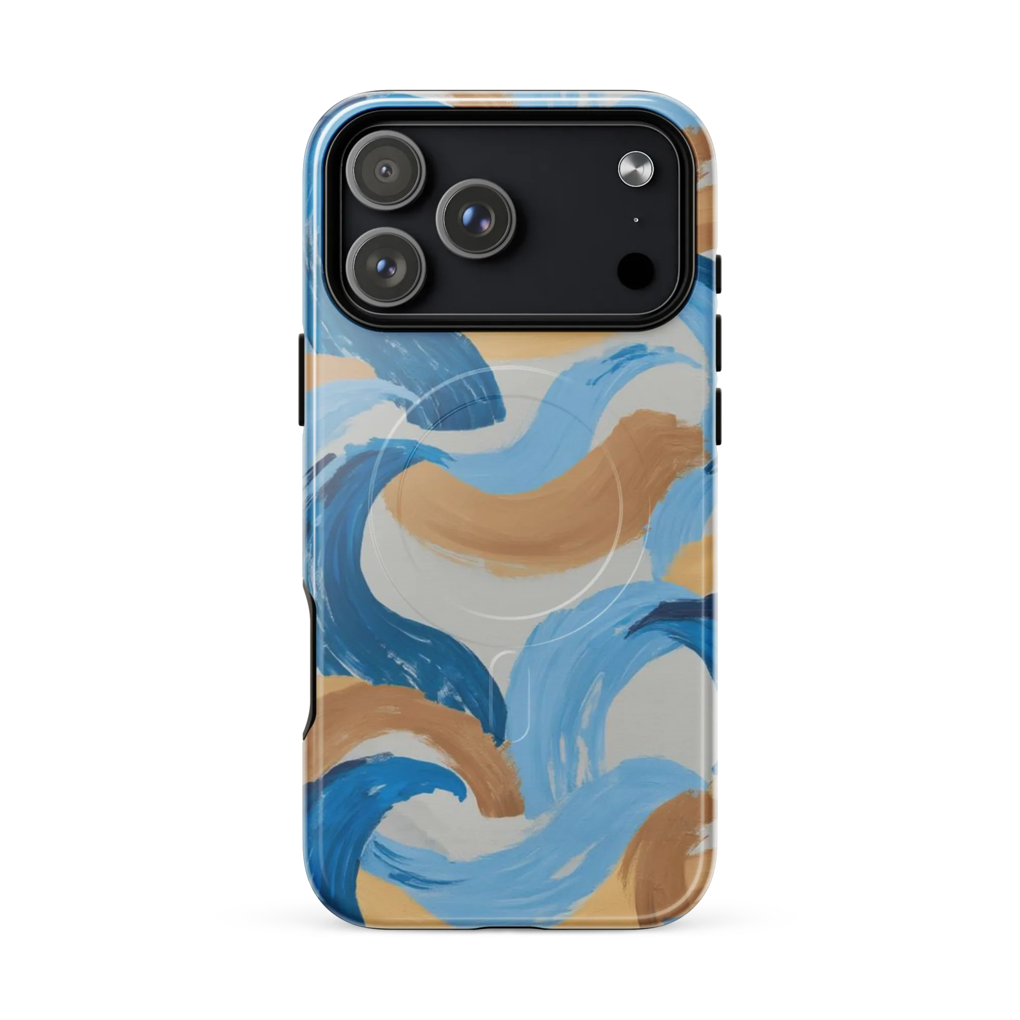 Ochre Swell on MagSafe Tough Case for iPhone® — Front