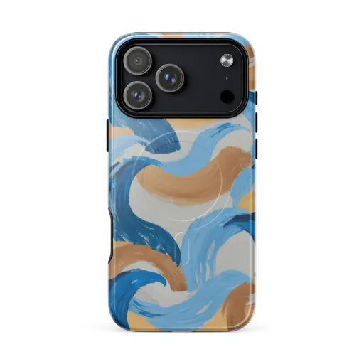 Ochre Swell on a MagSafe Tough Case for iPhone®