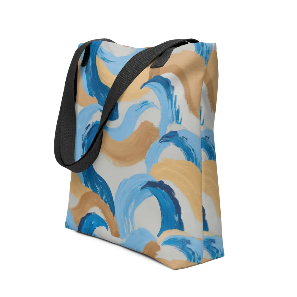 Ochre Swell on Tote Bag — Front