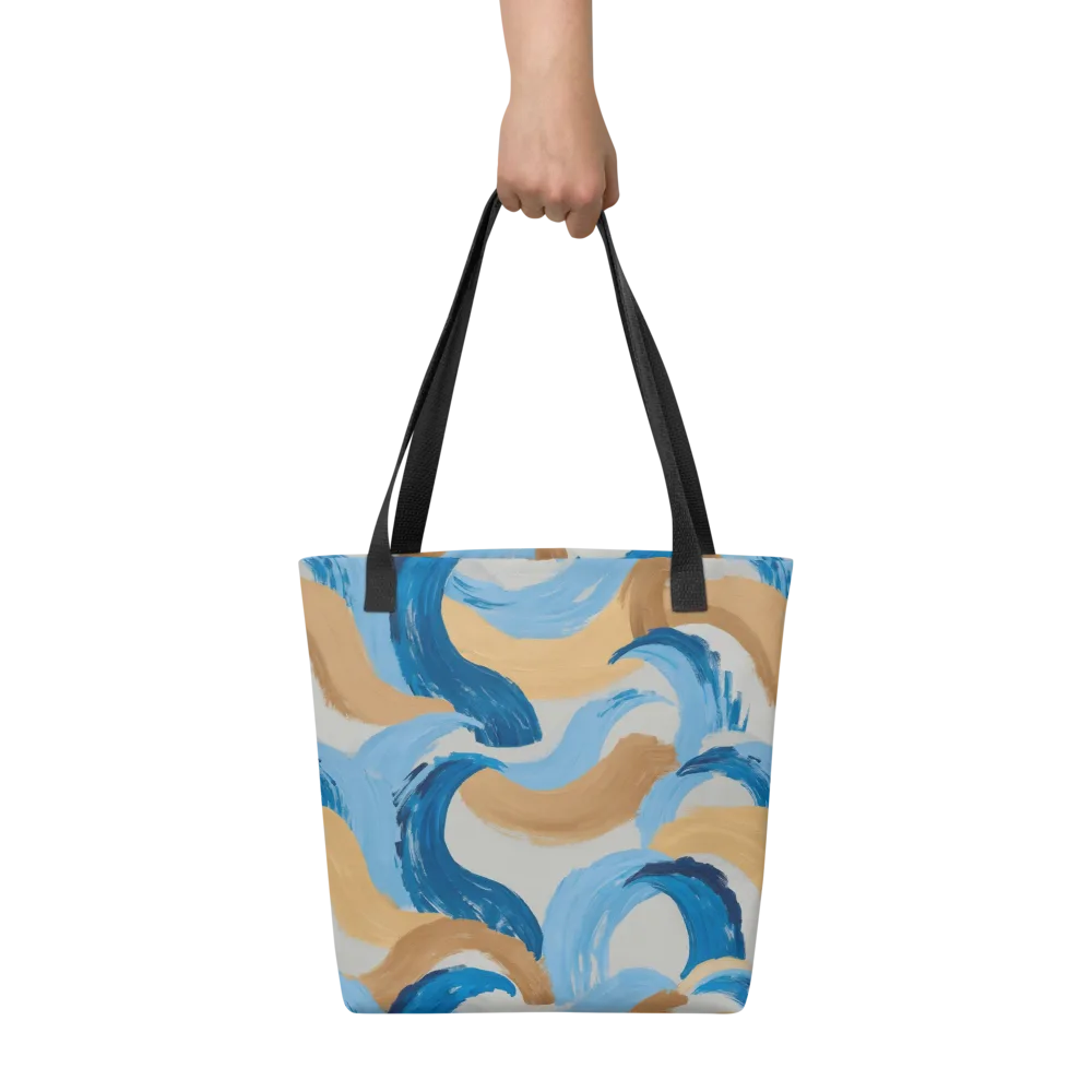 Ochre Swell on Tote Bag — Front
