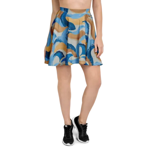 Ochre Swell on a Skater Skirt