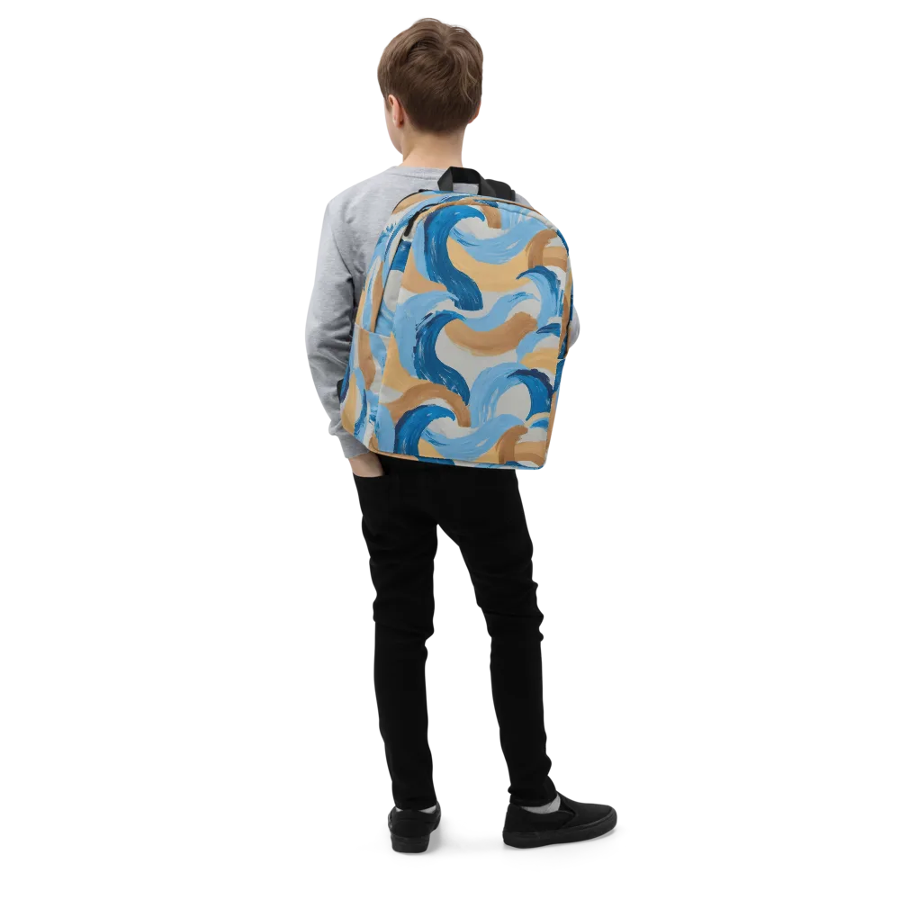 Ochre Swell on Minimalist Backpack — Right Front